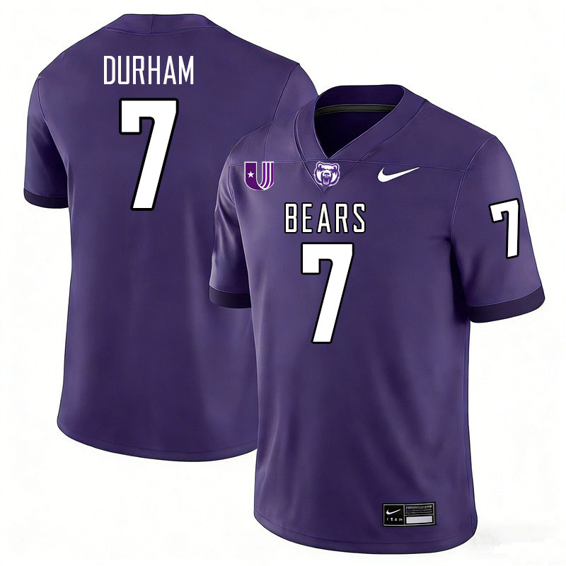 Central Arkansas Bears #7 Ty Durham College Football Jerseys,Uniforms Stitched-Purple